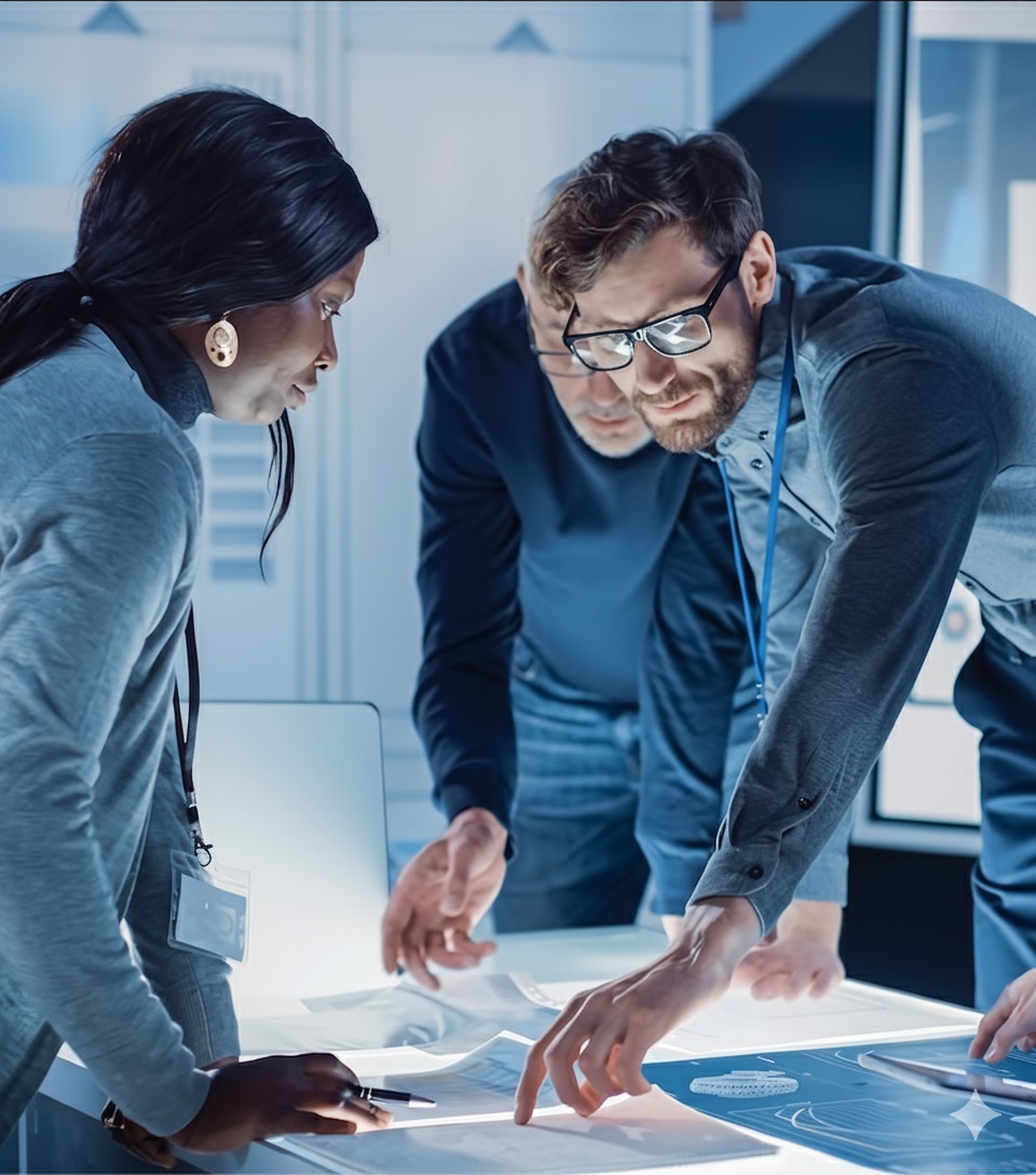 Equipe de profissionais de saúde